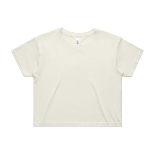ECRU wo's-crop-tee-ecru